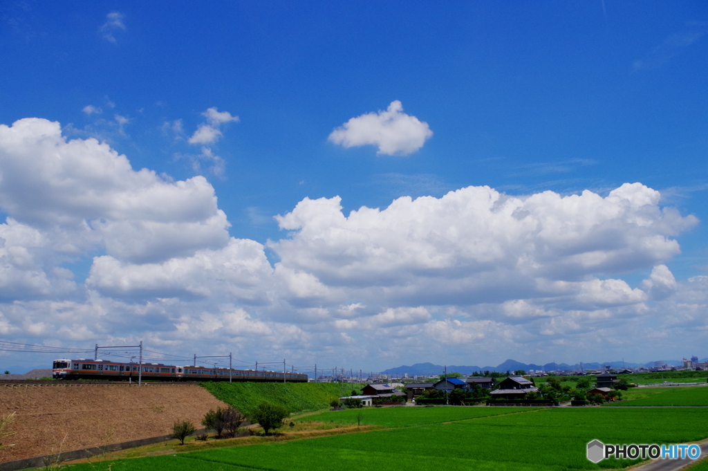 美濃　夏風景