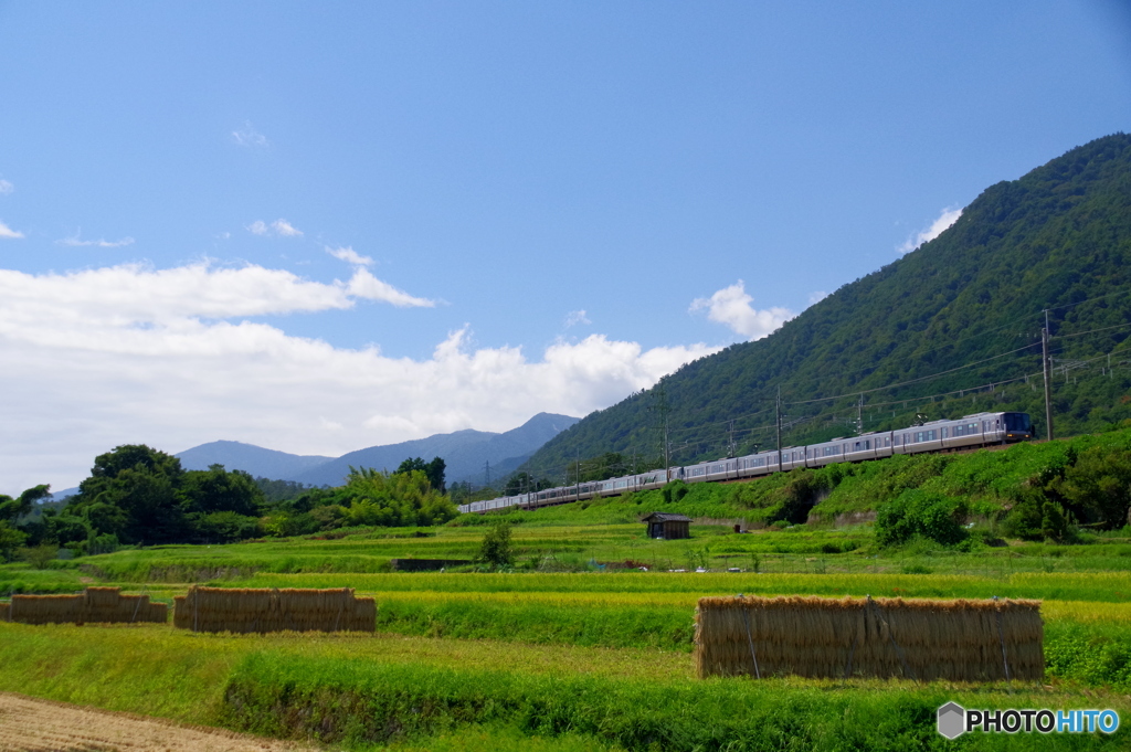 はぜかけの鉄道風景