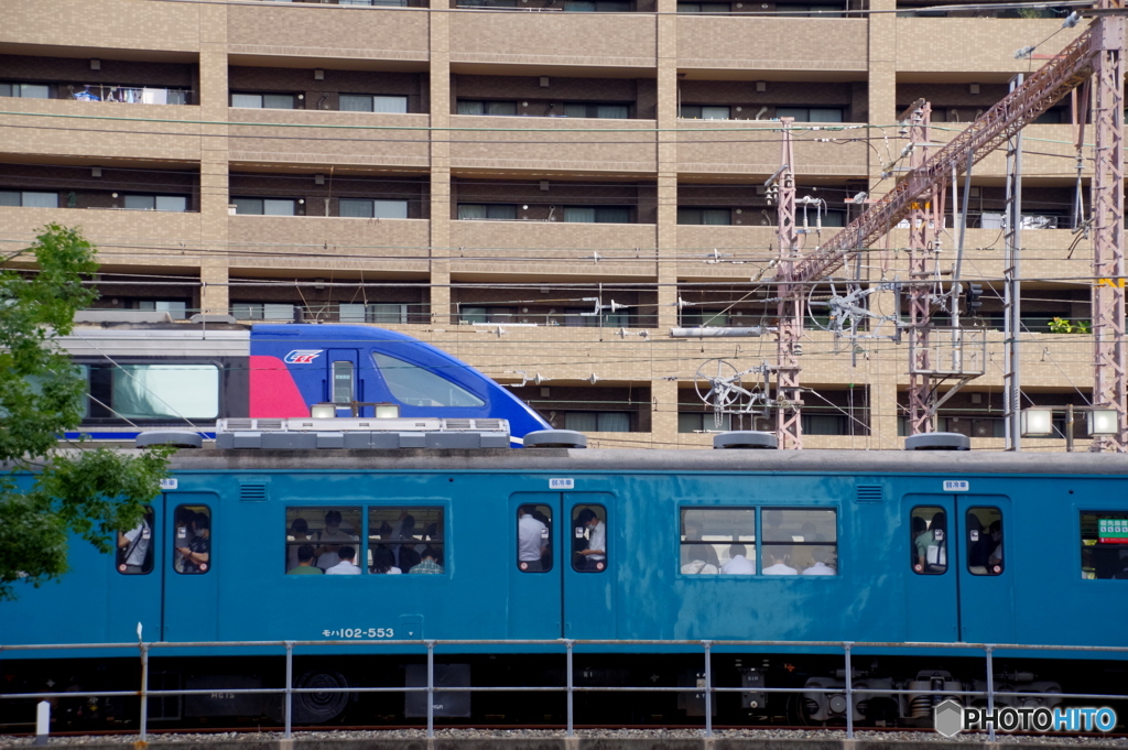 神戸の通勤風景