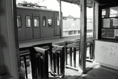 木造駅舎の風景