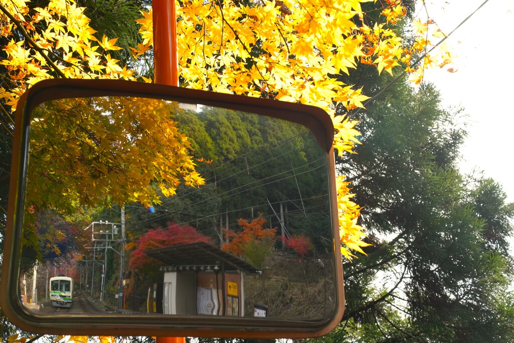 二ノ瀬駅にて