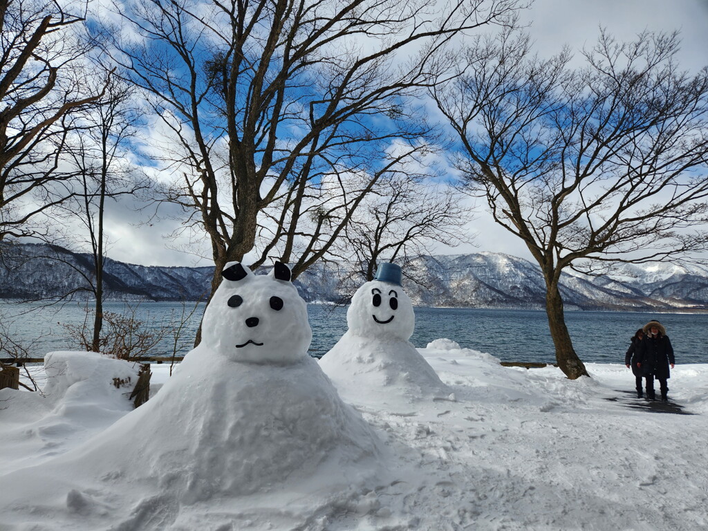 十和田湖にて