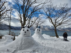 十和田湖にて