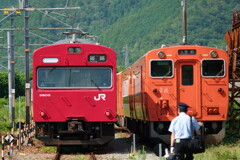 昭和の名優と乗務員さん