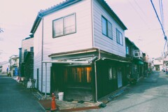 分かれ道（フィルム調）