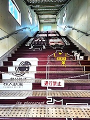 秩父鉄道　階段アート