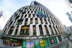 魚眼で見た阪神百貨店