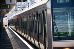 駅の風景「安全」