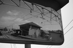 駅の風景「まるで昭和」