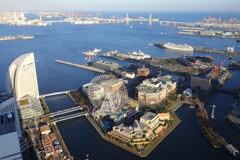 横浜ロイヤルパークホテルからの絶景　昼