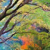 ゴッホ調紅葉