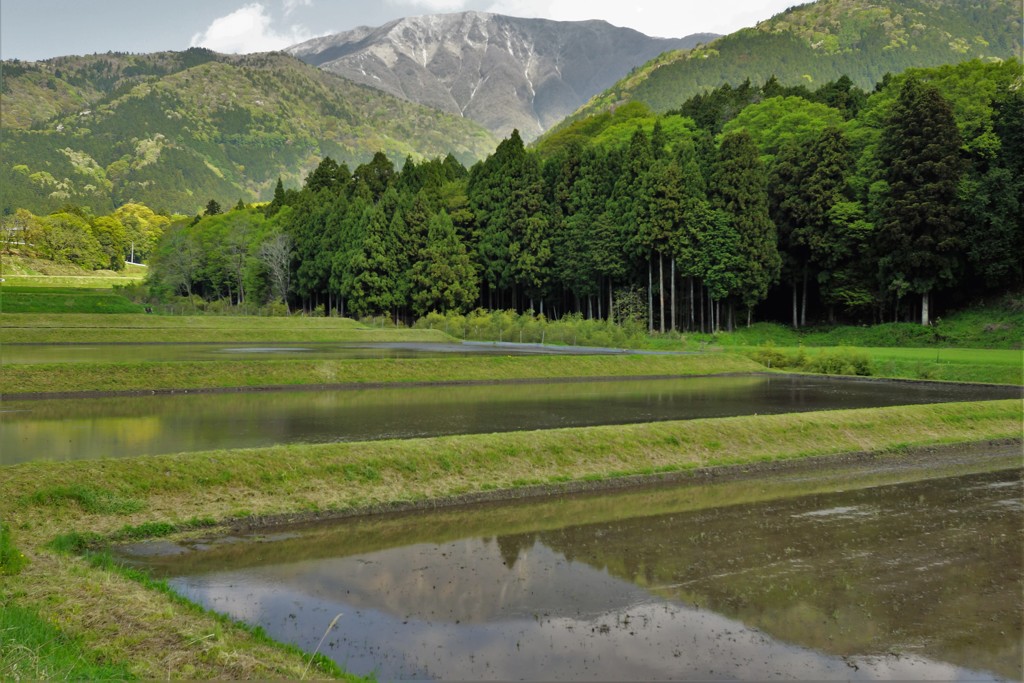 伊吹山から恵みの水