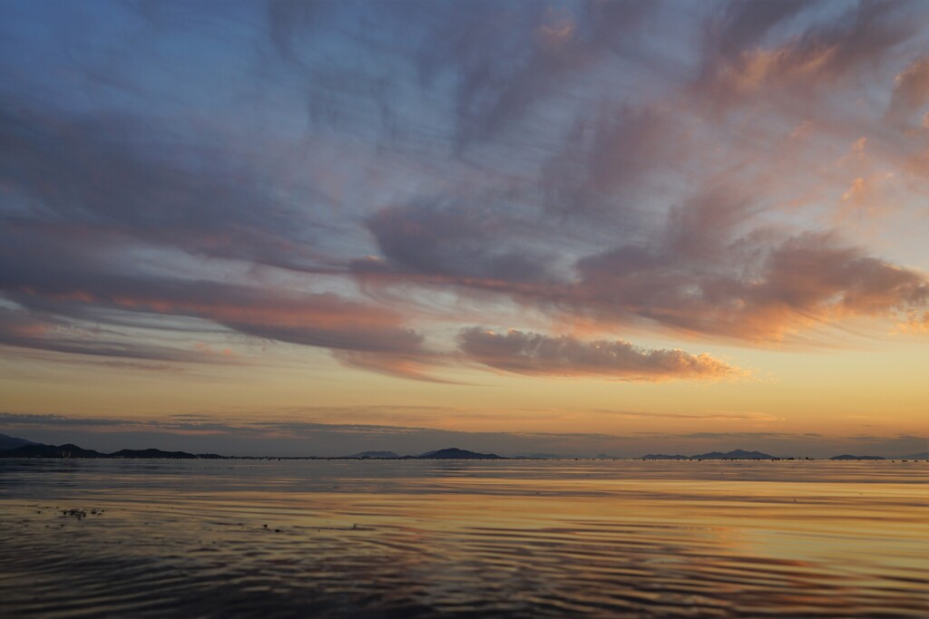 琵琶湖夕景