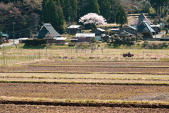 田起こし始まる