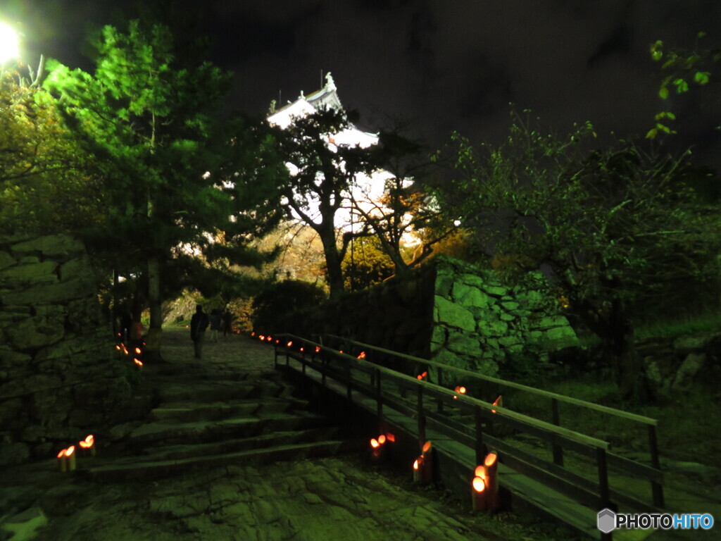 竹燈夜 in 和歌山城8