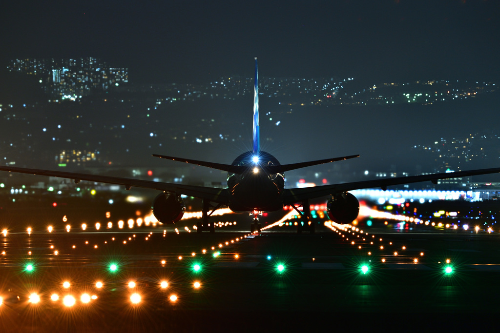 千里川の夜