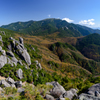 山頂から望む金峰山