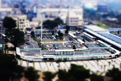 日立駅の風景