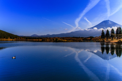 田貫湖からの朝富士