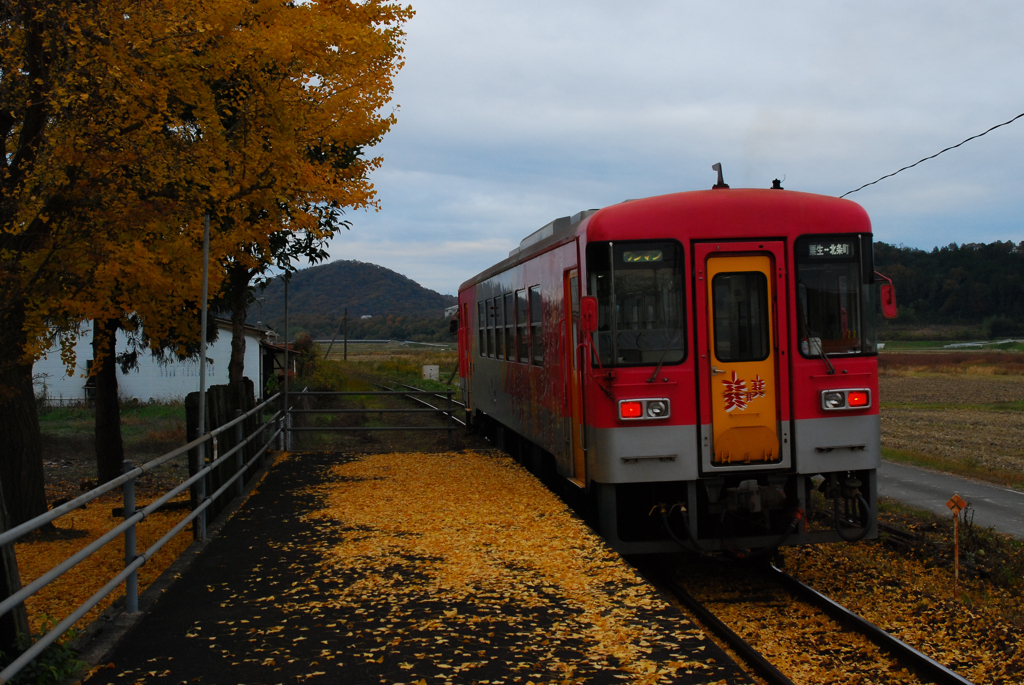 北条鉄道、田原駅にて③