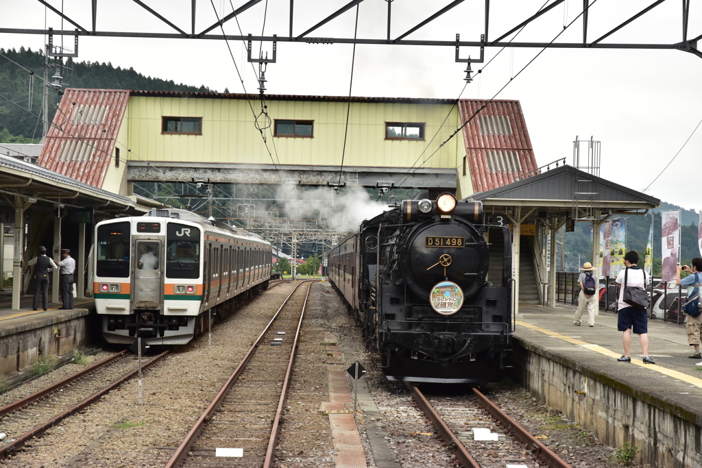 横川駅にて