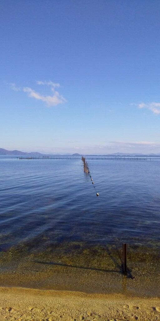 穏やかな湖面