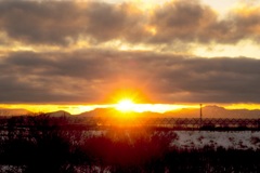 自分の目で見た夕焼け