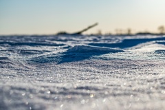 雪のきらめき