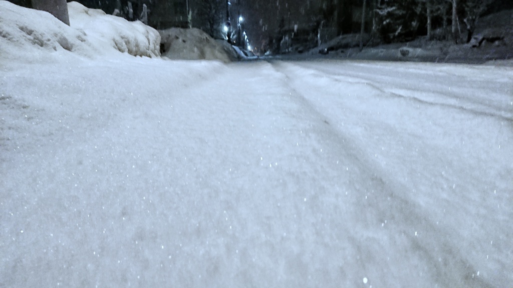 キラキラ雪