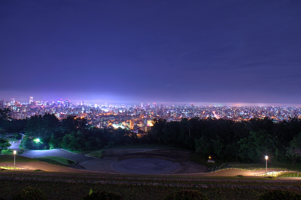 札幌夜景 旭山公園より