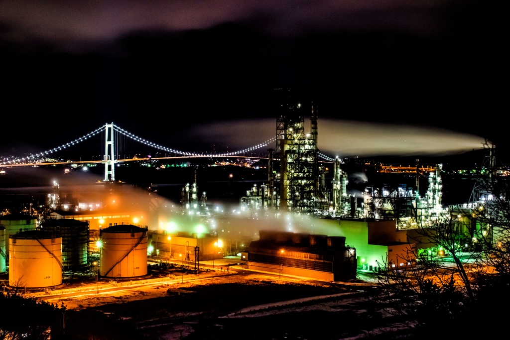 室蘭工場夜景
