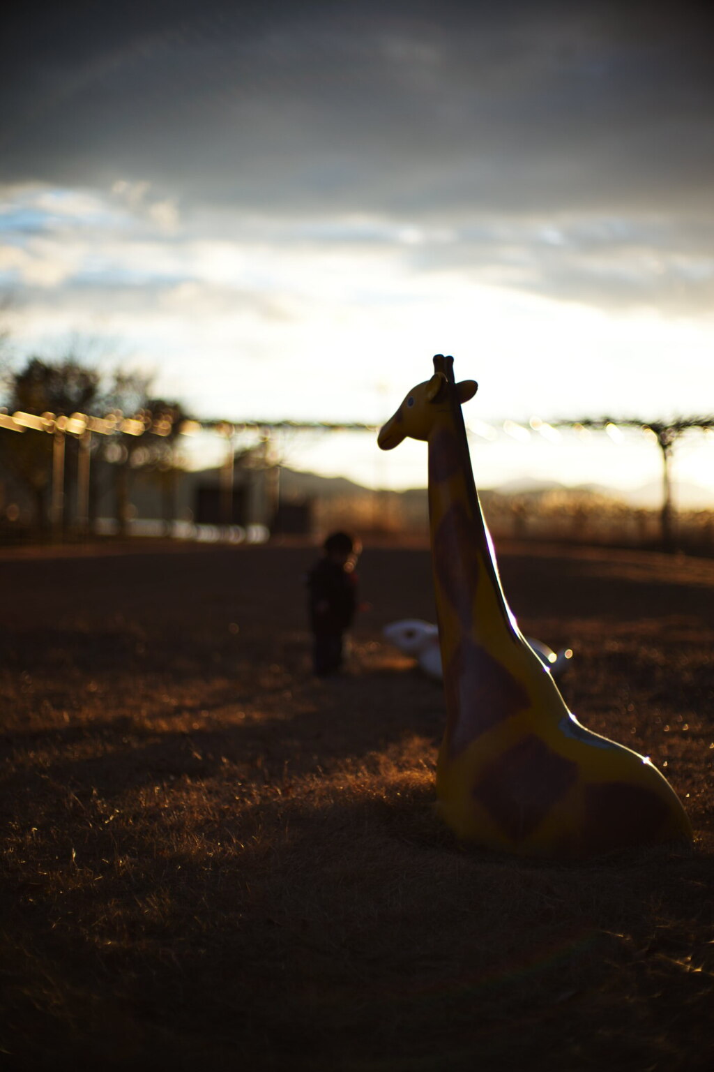 夕暮の公園