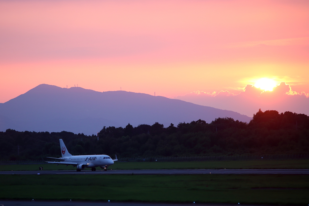 熊本空港　8月