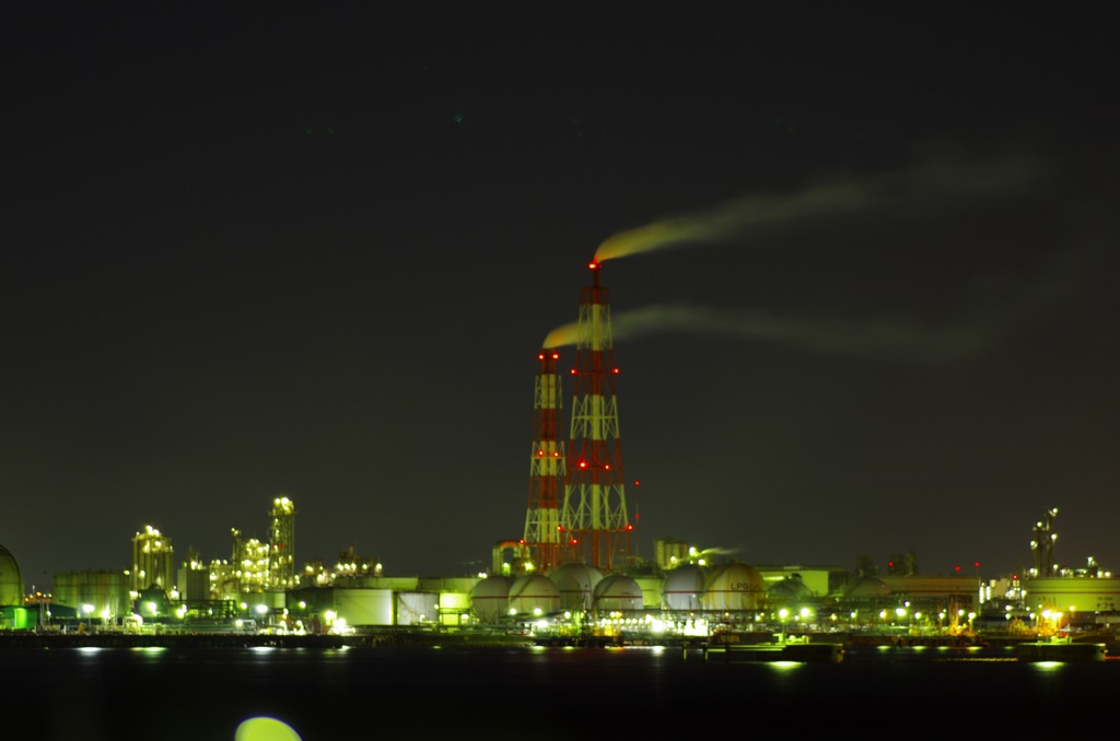 工場夜景