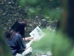 河原で過ごすひととき