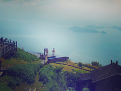琵琶湖の青