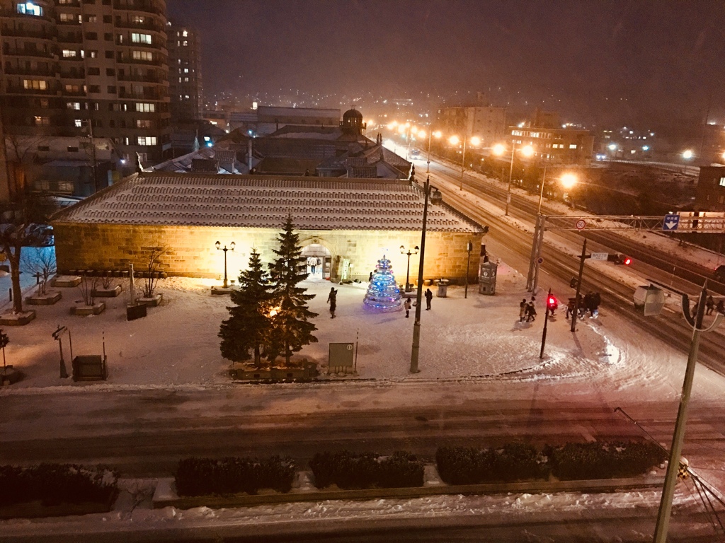 雪の小樽