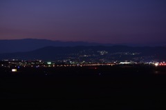 夕暮れの伊丹空港