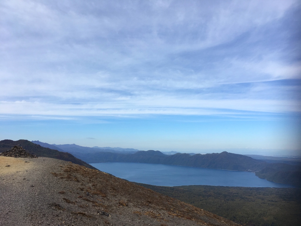 樽前山からの眺め