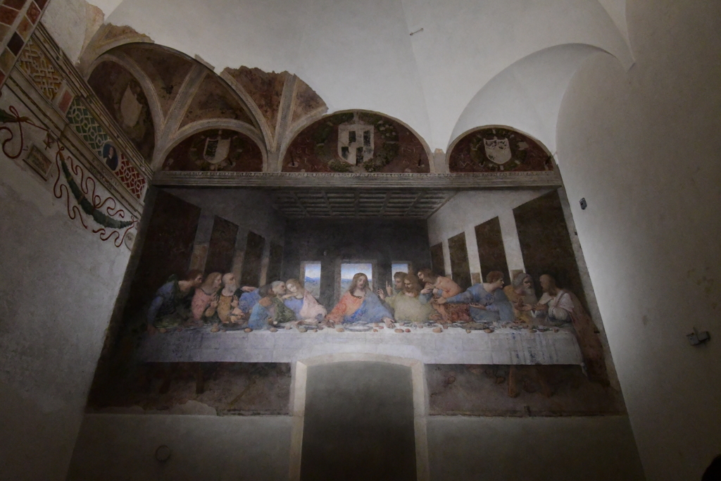 最後の晩餐　※昨年イタリアに行った時の写真です。