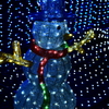 雪だるまと水玉