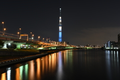 隅田川の夜景