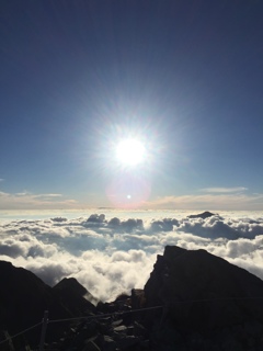 北穂高山頂