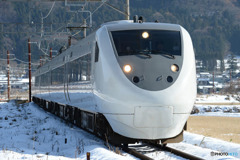特急しらさぎ　余呉にて