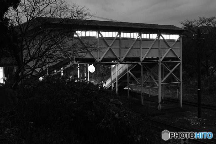 徳佐駅の跨線橋