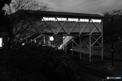 徳佐駅の跨線橋