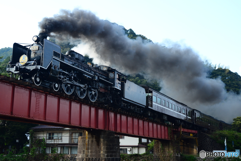 SLやまぐち号　津和野‐船平山