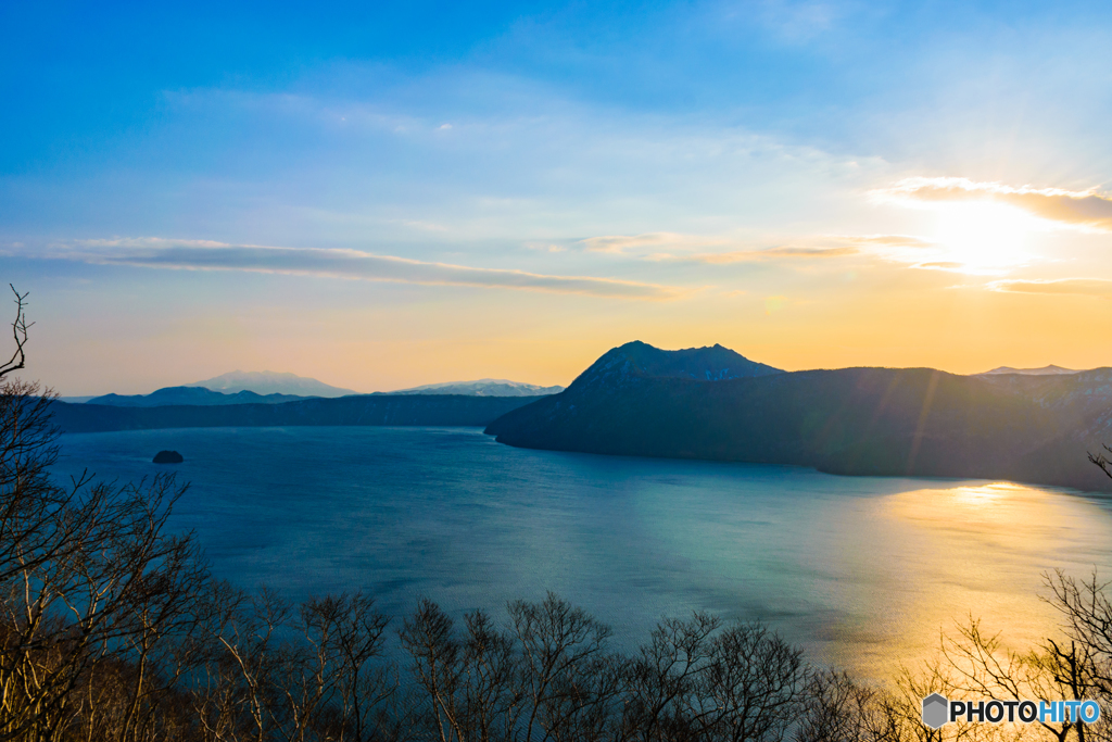 摩周湖の朝