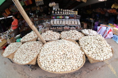 カローの市場　ミャンマー