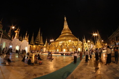 ミャンマー　シュエダゴンパゴダ　 Shwedagon Pagoda
